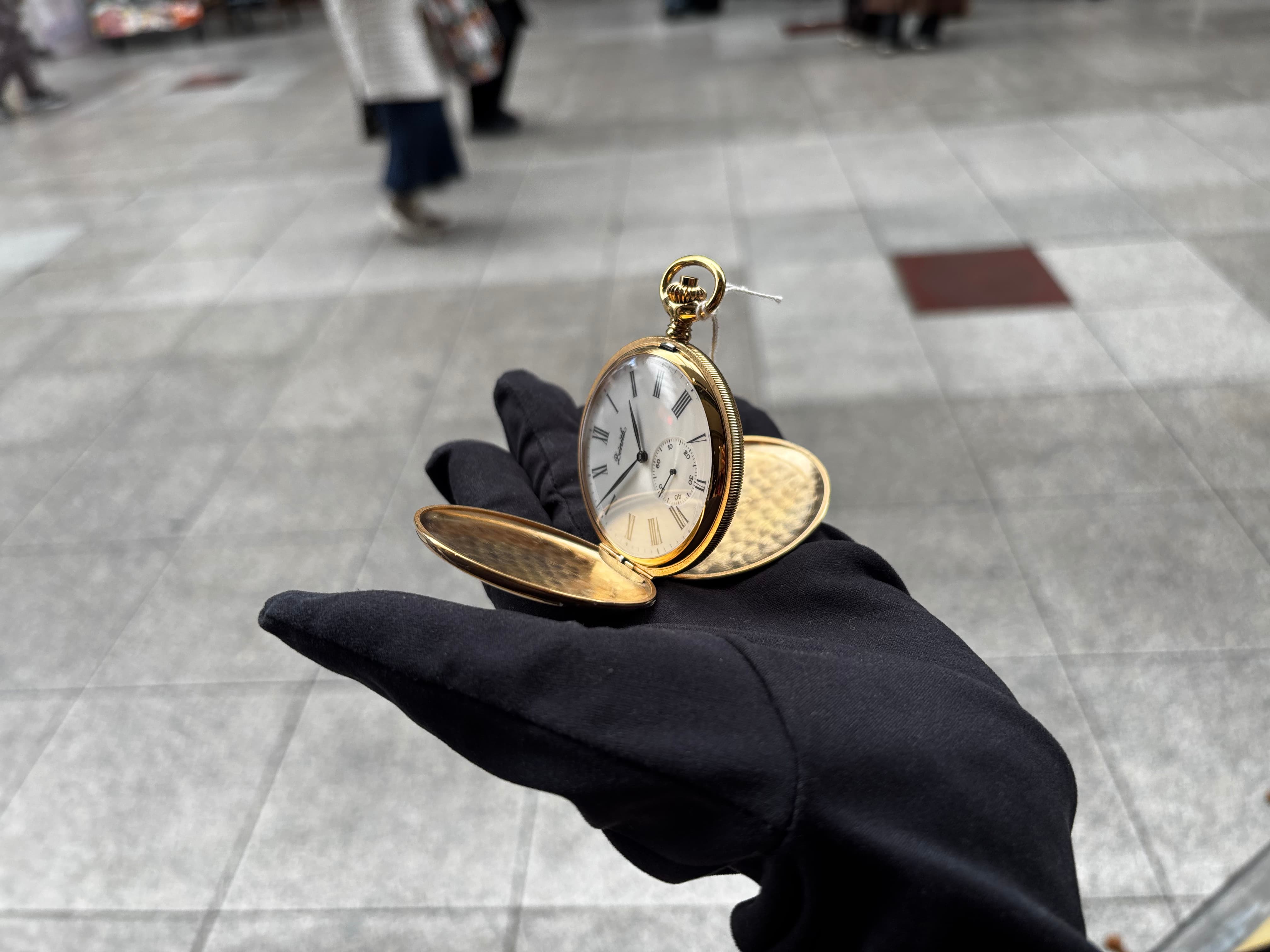 ゼニス 正美堂ヴィンテージ懐中時計 ダブルハンター