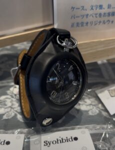正美堂時計店オリジナル 懐中時計専用革ベルト